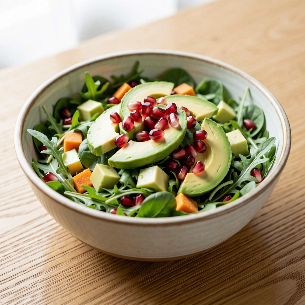 Salată proaspătă cu ingrediente naturale